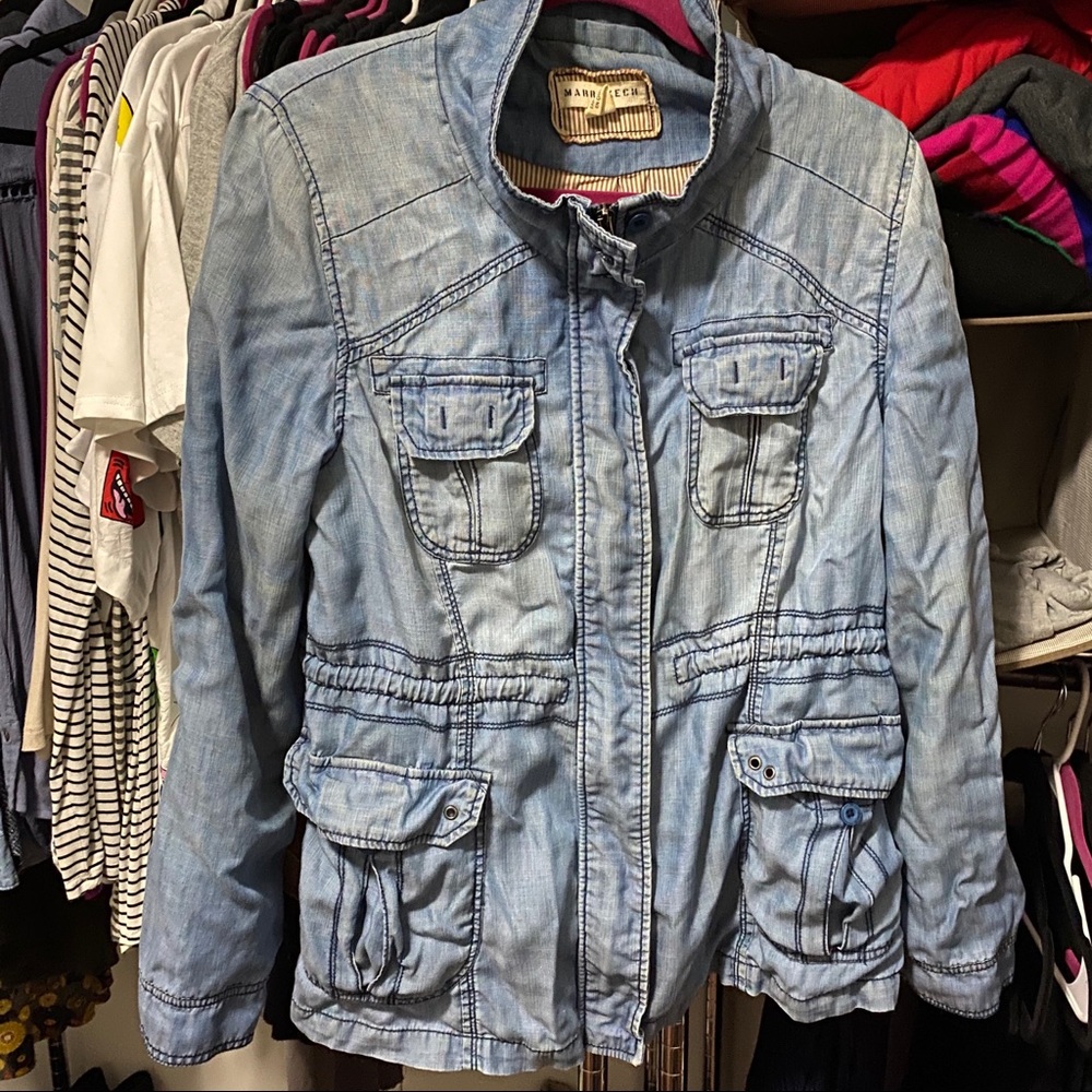 Anthropologie Marrakech chambray jacket - Picture 3 of 8
